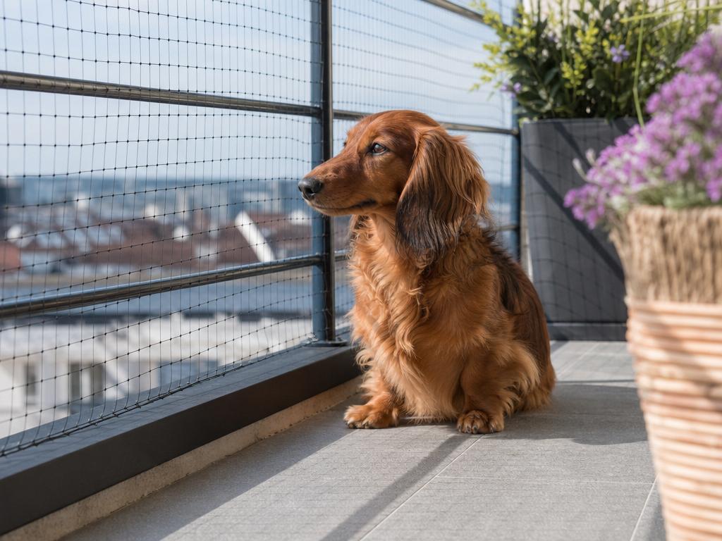 Jak zabezpečit balkon, aby byl pro psa bezpečný