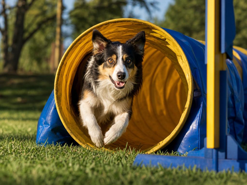 Psí agility překážky na vlastní zahradě