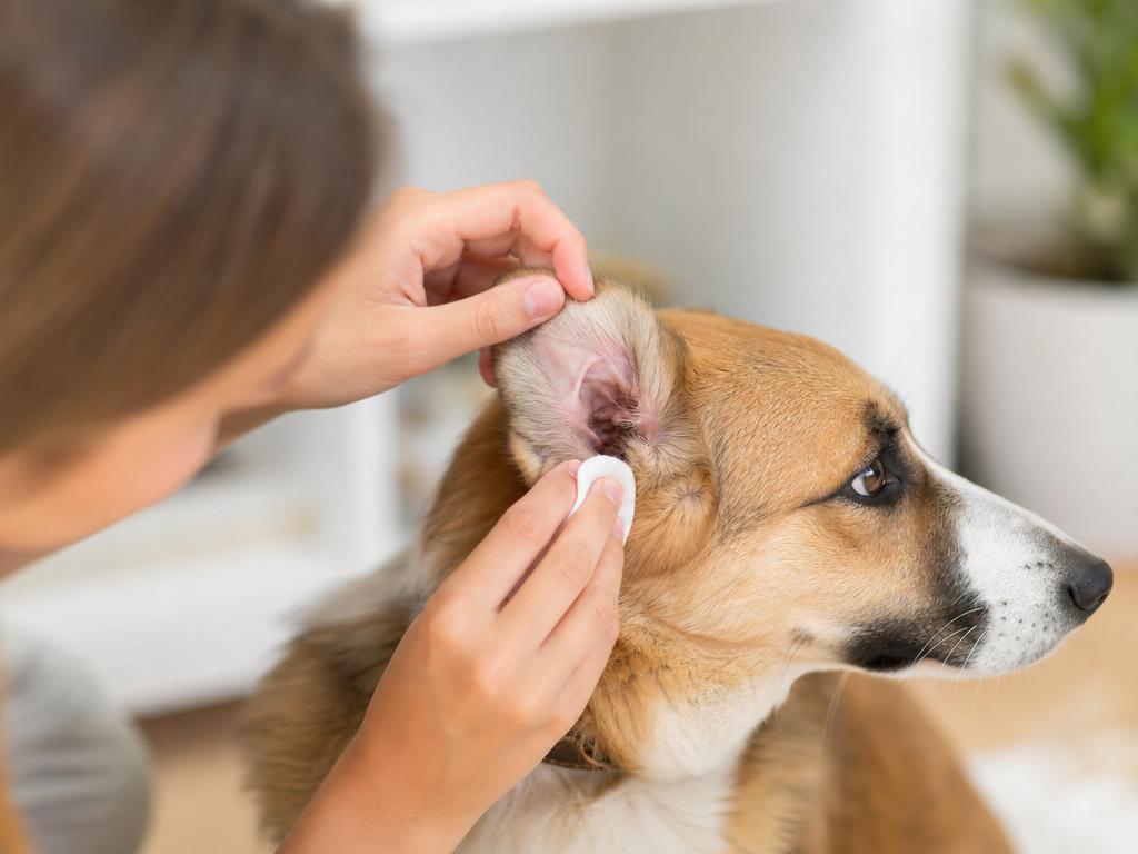 Psí uši a jak psovi čistit uši preventivně