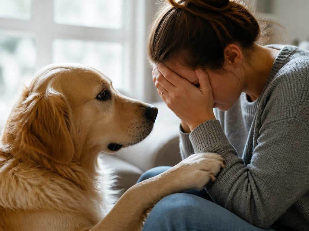 Jak pes pozná lidskou náladu a smutek